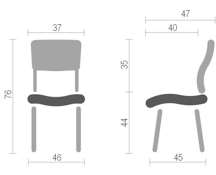 Стул Фредо EX, бел. АКЛАС - фото 2