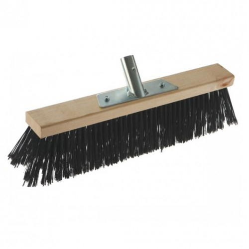 Щетка тротуарная синтетическая, ширина 60см, высота щетины 9см., без ручки Fratelli - фото 1