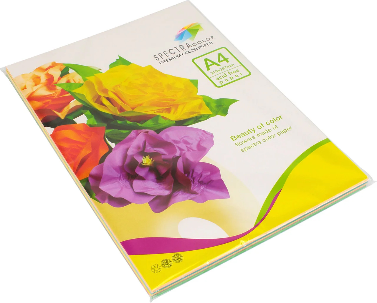 Spectra Color A4 інтенсив 80г/м2 (100лист.) Rainbow Pack Deep, 10 цветов Spectra Color - фото 1