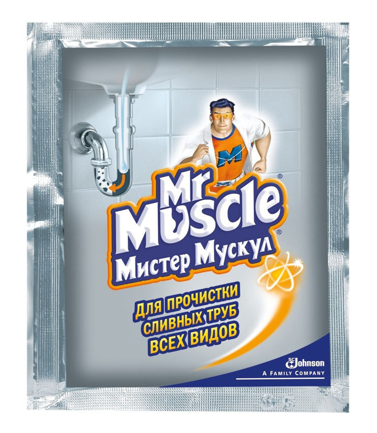 Засіб для прочищення водостоків гранули, 70гр. MR. MUSCLE - фото 1