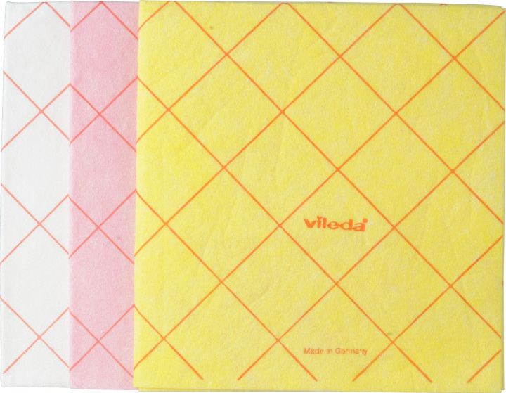 Салфетка вискозная универсальная для уборки All Purpose Cloth, 40*38см., 3шт/уп., ассорт. Vileda - фото 2
