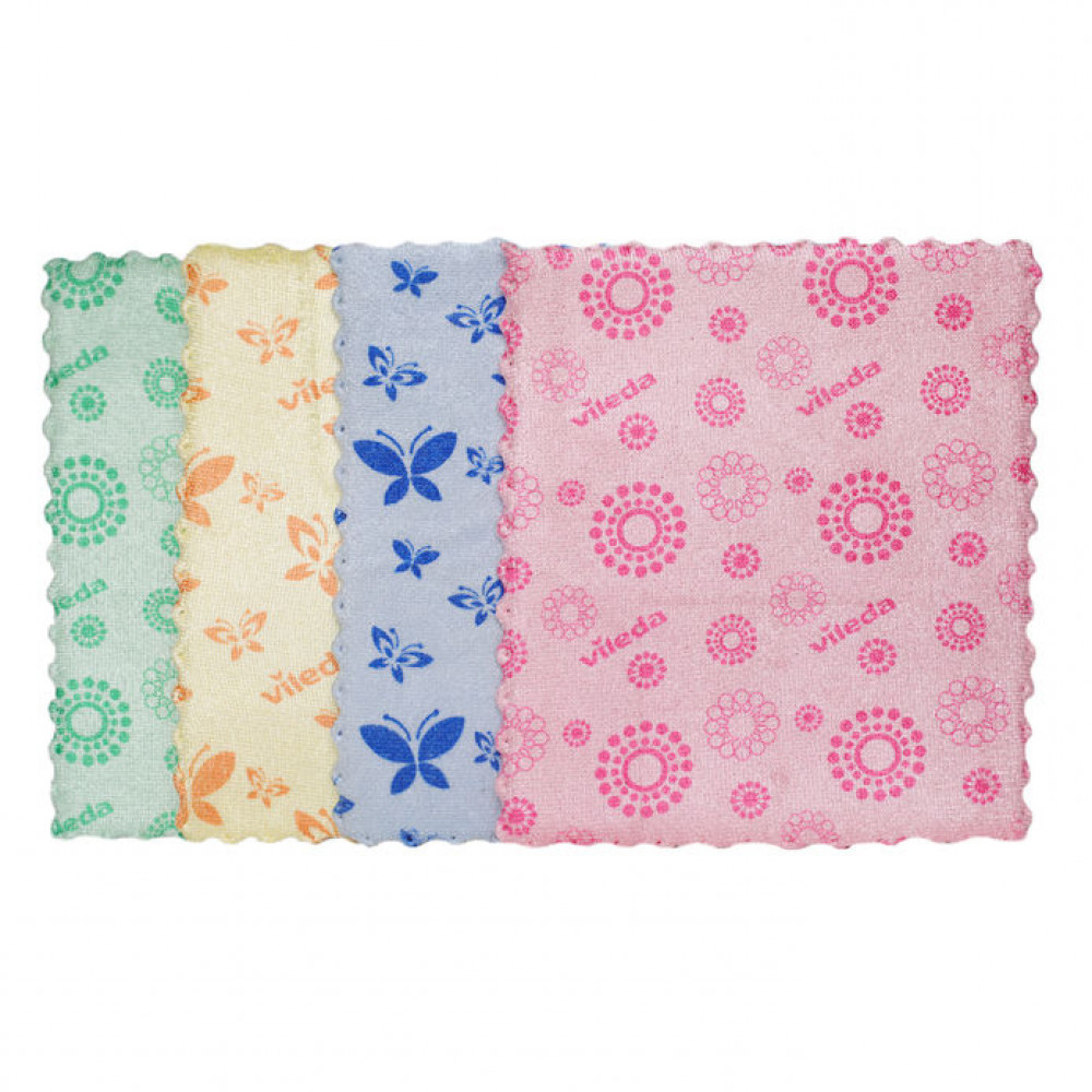 Микрофибра салфетка для посуды Micro and Sponge 17*20см 1шт./уп., ассорт. Vileda - фото 6