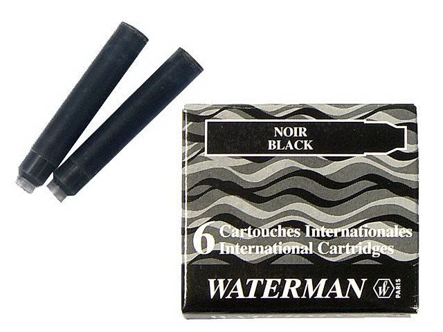 Картрідж чорнильний малий (6шт/уп.), чорн. Waterman - фото 1