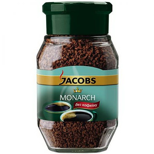 Кава розчинна Monarch без кофеіну 95гр., склянна банка Jacobs - фото 1