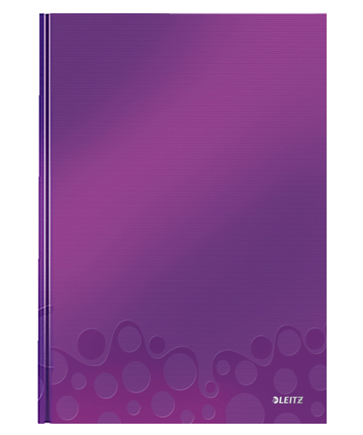 Зошит А4, 80арк. WOW, А4, тверда обложка, офсет, кліт., чорничний LEITZ - фото 5