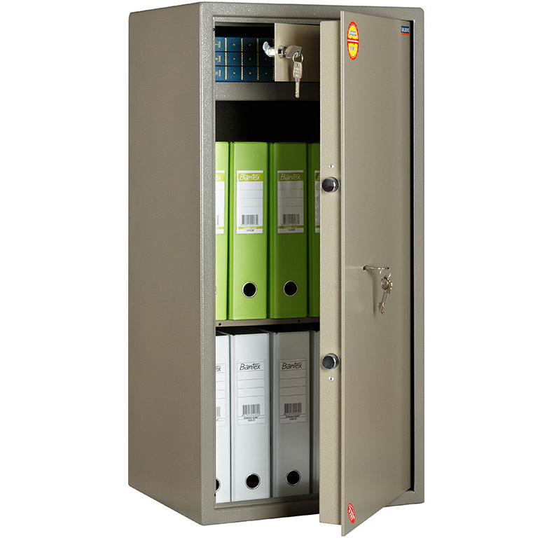 Сейф офісний (900*440*355мм.), ключовий замок, 1 полиця,  кас/секция, ASM-90Т, коричн. Valberg - фото 3