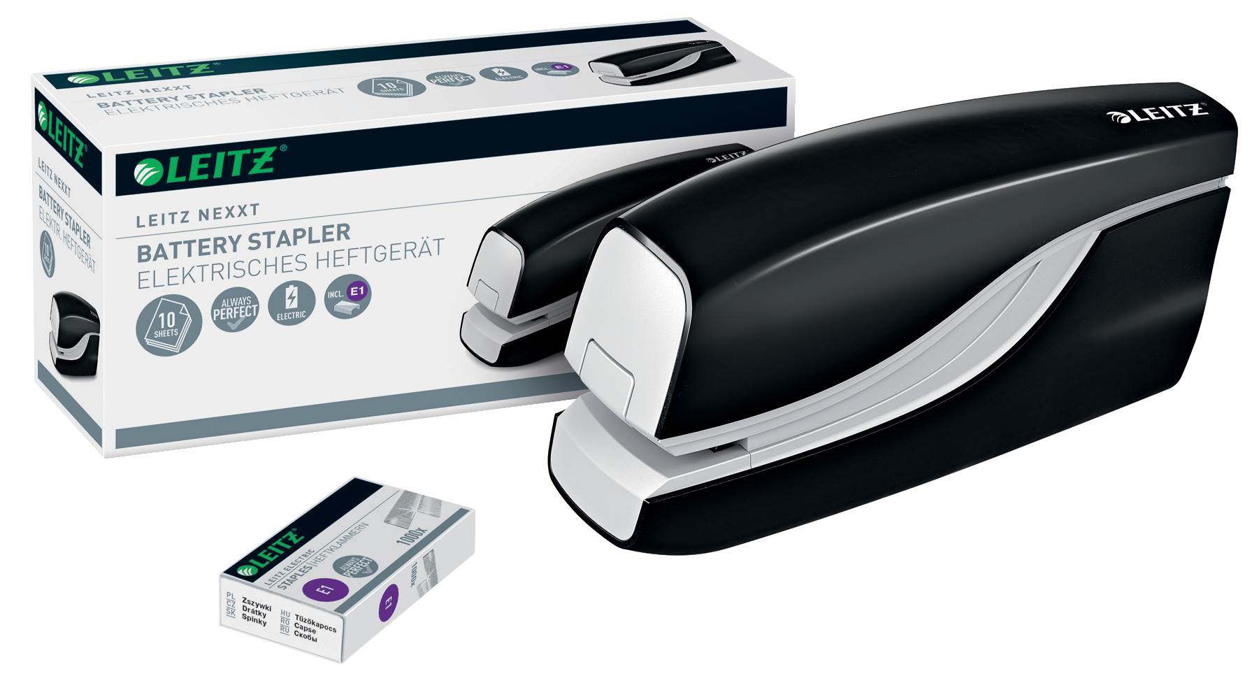 Степлер электрич. №10 10л. New NeXXt WOW, черн. LEITZ - фото 5