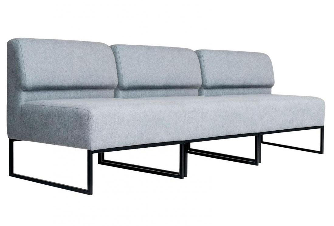 Диван офисный ЛАУНЖ-3, темно-корич. Украина - фото 5