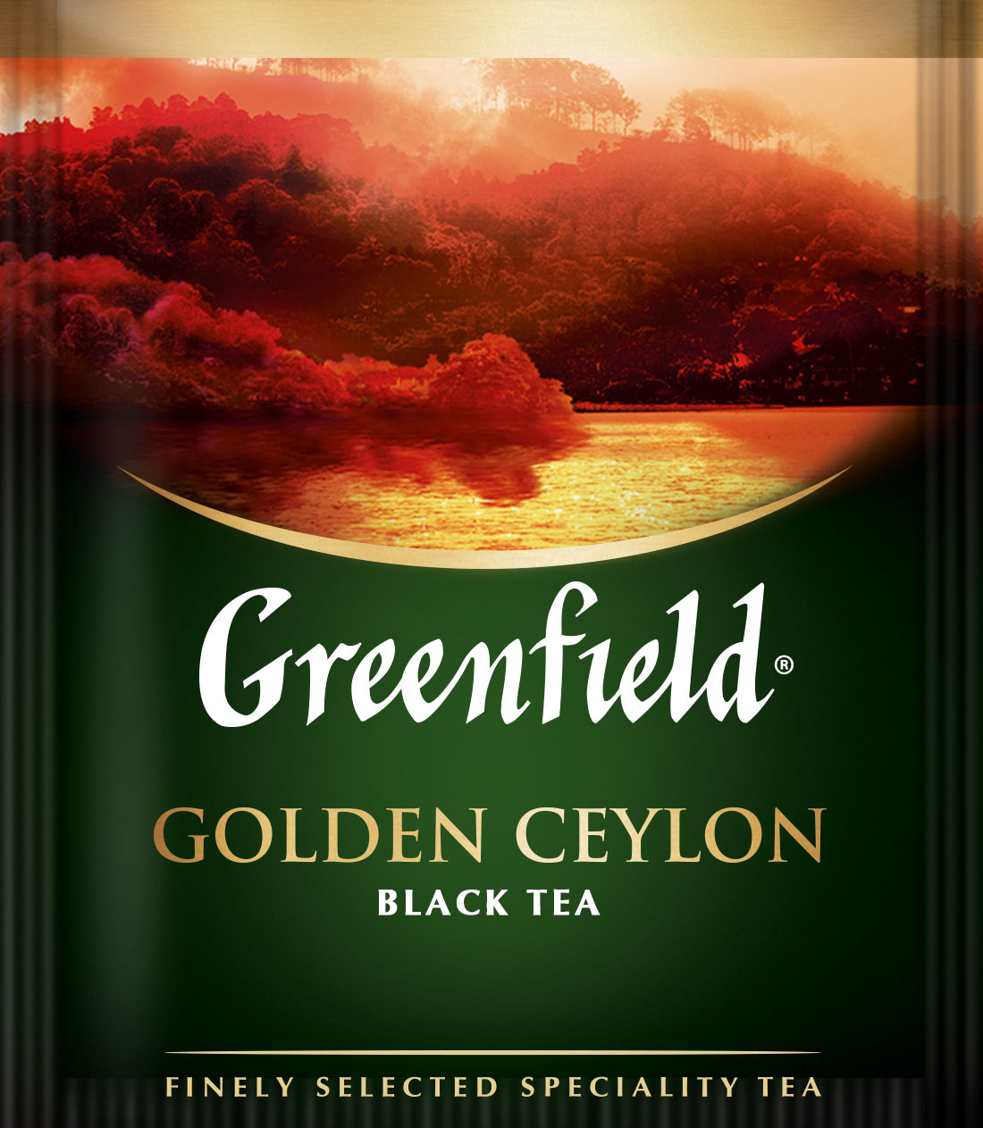 Чай черный классический Golden Ceylon, 100пак. по 2г., термосаше Greenfield - фото 2