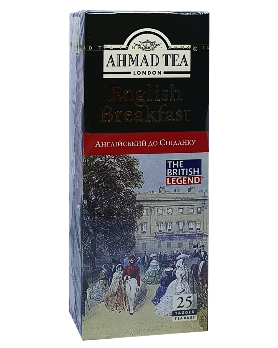 Чай чорний класичний Англійський до сніданку, 25пак. по 2г AHMAD - фото 3