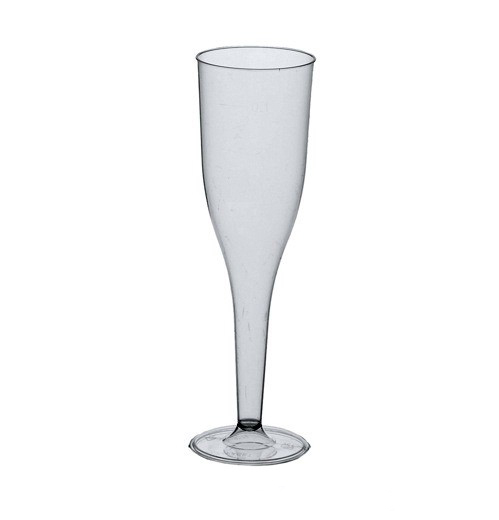Бокал для шампанского 100мл., 20шт./уп., стеклоплаcтик PapStar - фото 1