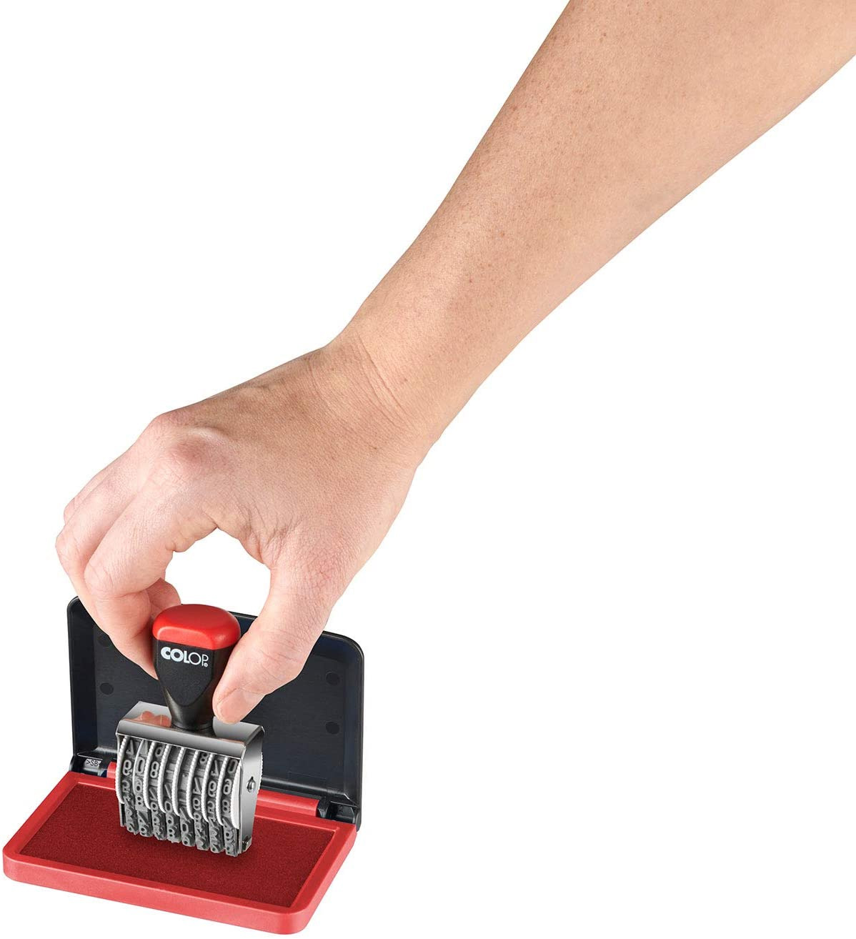 Подушка штемпельна 90*50мм., черв. Colop - фото 4