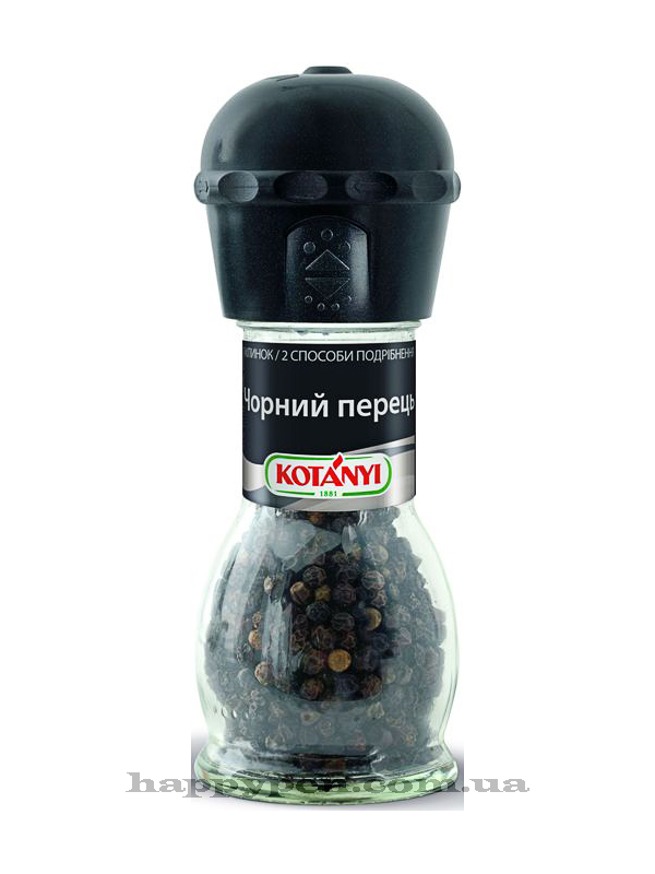 Перець чорний горошком, 36г., млинок KOTANYI - фото 1