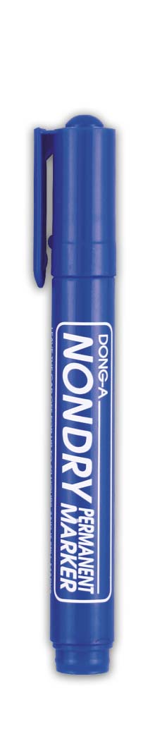 Маркер перманентный круглое острие 1-5мм., син. Dong-A - фото 1