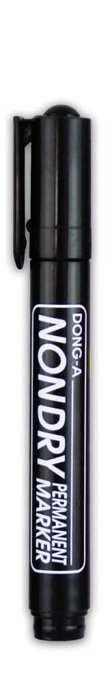 Маркер перманентный круглое острие 1-5мм., черн. Dong-A - фото 1