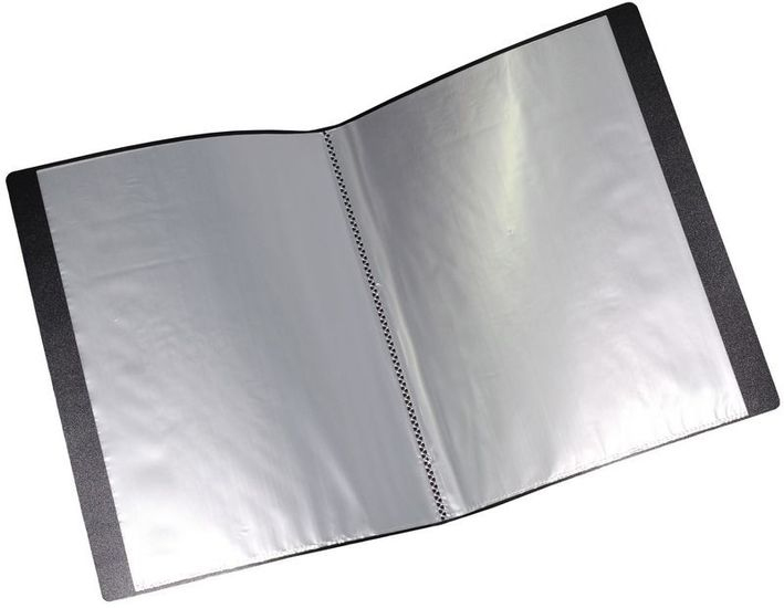 Папка на 60 файлів, товщина 650мкм., чорн. NORMA - фото 1