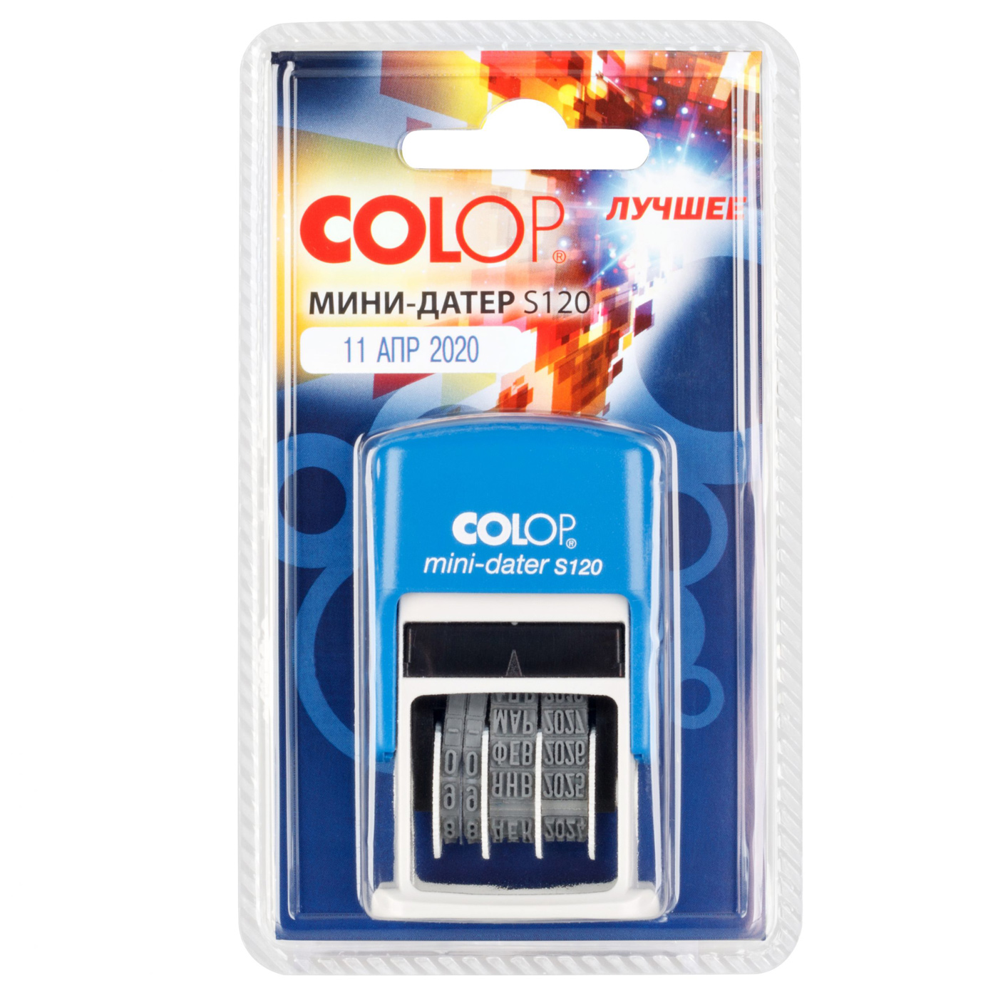 Мини датер 4мм, в блистере, син. Colop - фото 1