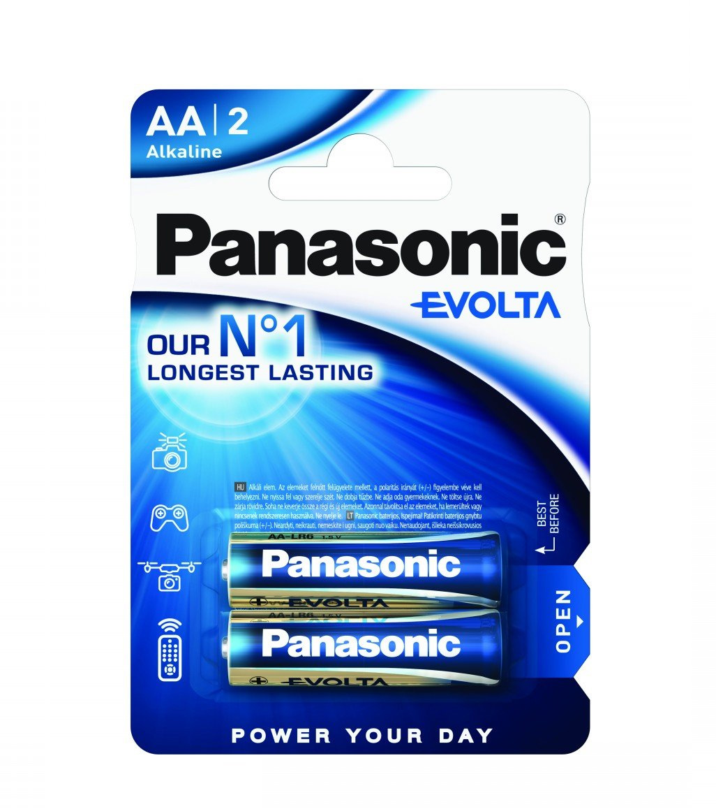 Батарейка LR03 (AАA) EVOLTA, 2шт./уп. Panasonic - фото 2
