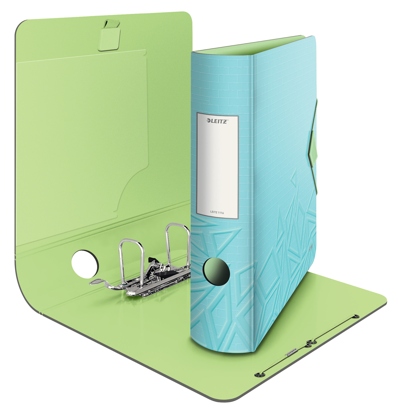 Регистратор 8.2см. А4 (PP) Active Urban Chic 180°, голуб. LEITZ - фото 4