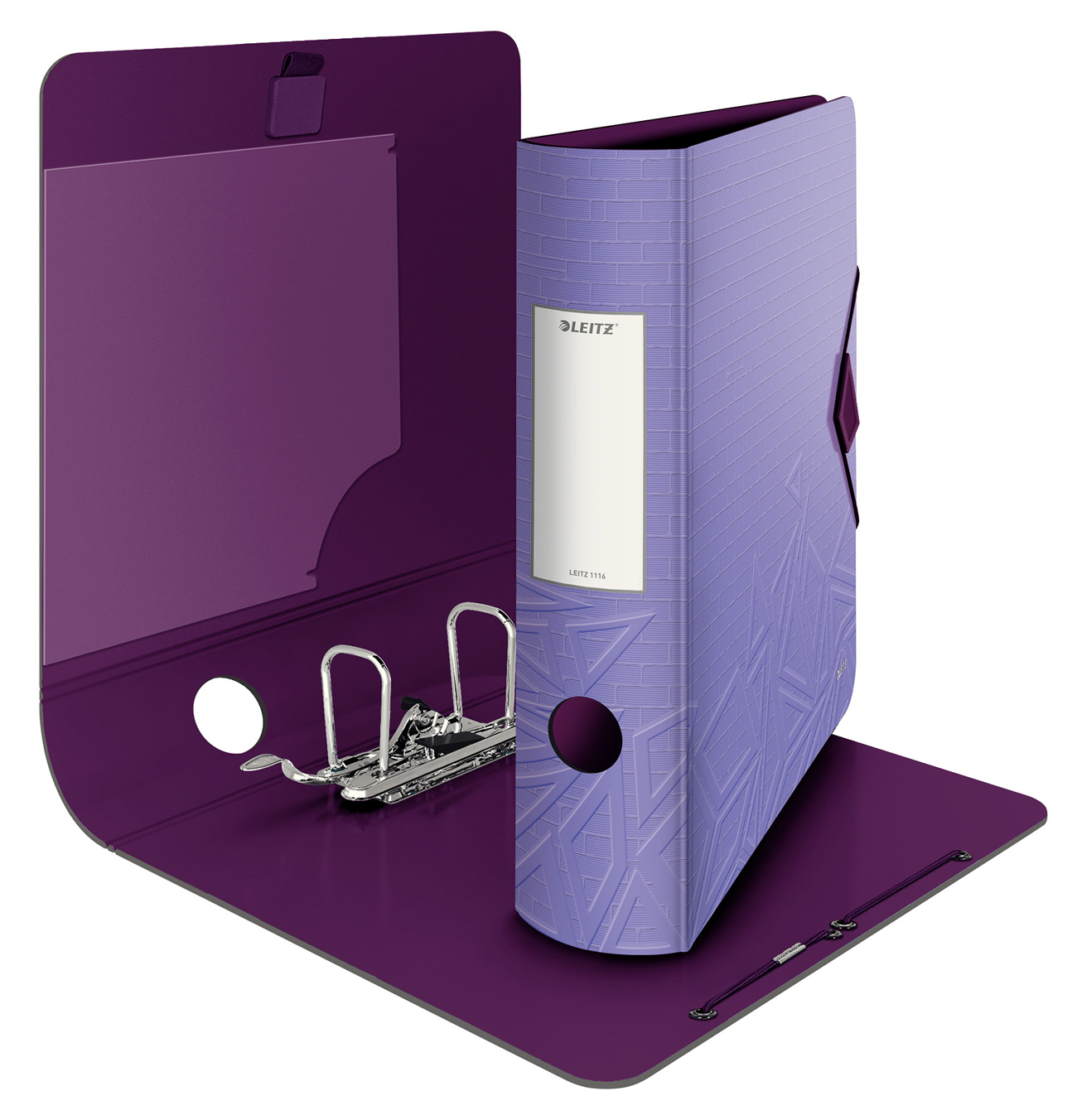 Регистратор 8.2см. А4 (PP) Active Urban Chic 180°, фиолет. LEITZ - фото 4