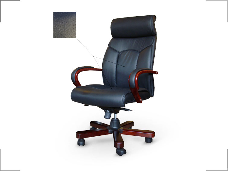 Крісло для керівника ЕМІР, чорн. Діал - фото 5