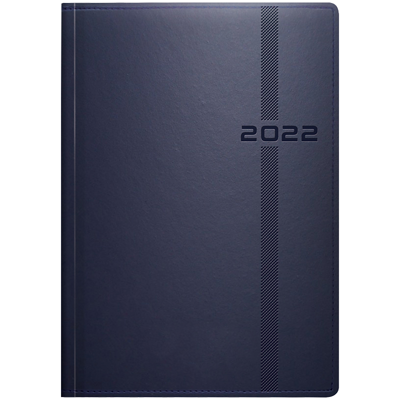 Щоденник датований 2022 Стандарт Melavir, 14,5х20,6см., син. Brunnen - фото 3