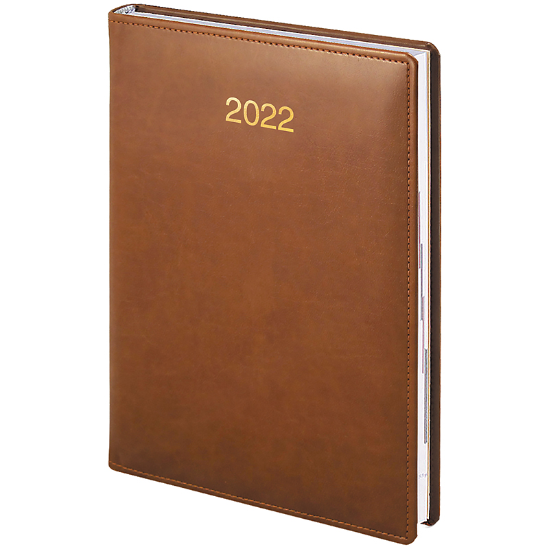 Щоденник датований 2022 Стандарт Soft, 14,5х20,6см., коричн. Brunnen - фото 3