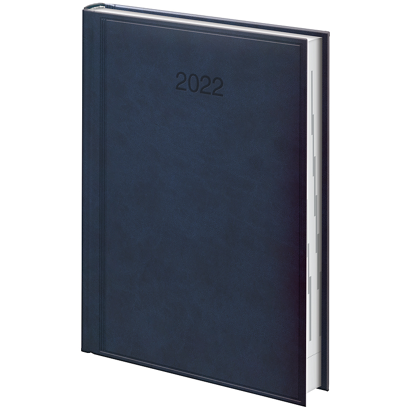 Щоденник датований 2022 Стандарт Torino, 14,5х20,6см., син. Brunnen - фото 3