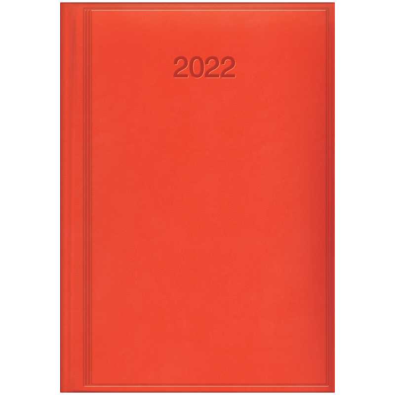 Ежедневник датированный 2022 Стандарт Torino, 14,5х20,6см., ярко-красный Brunnen - фото 3