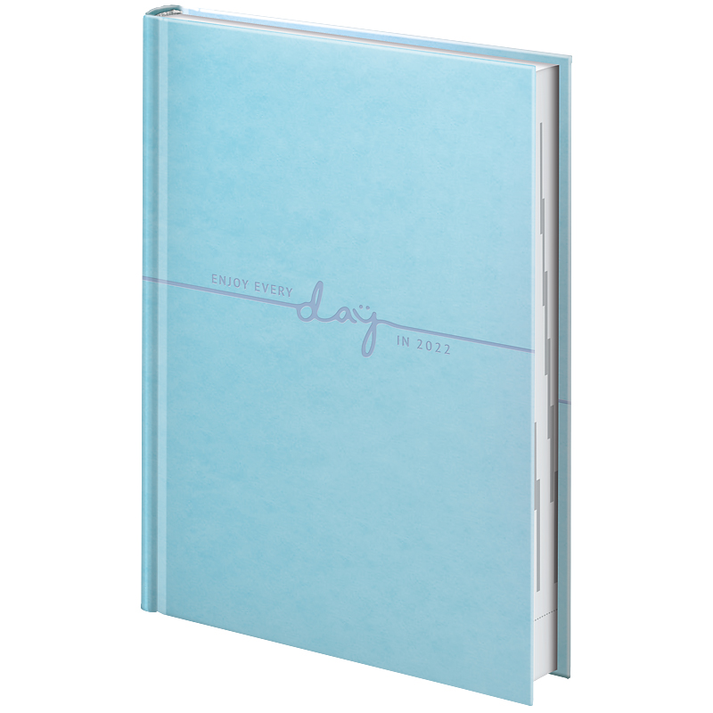 Щоденник датований 2022 Стандарт Torino Trend, 14,5х20,6см., блакит. Brunnen - фото 3