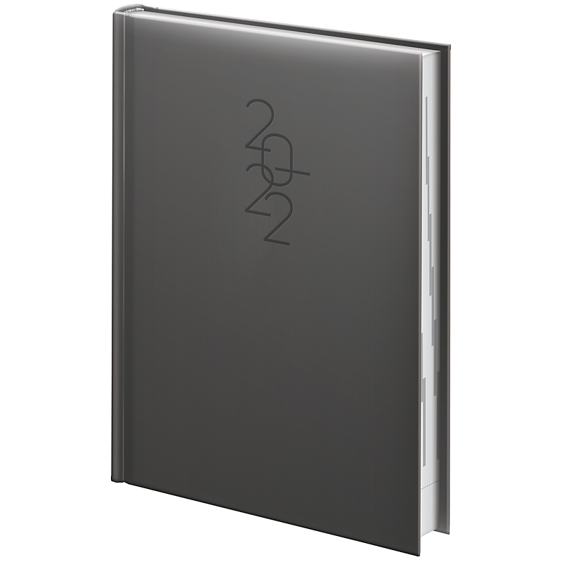 Ежедневник датированный 2022 Стандарт Графо, 14,5х20,6см., серебр. Brunnen - фото 3