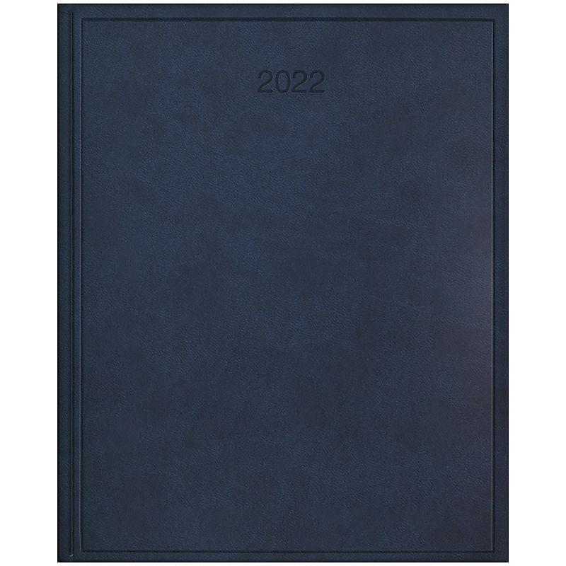 Еженедельник датированный 2022 Бюро Torino, 21х26см., син. Brunnen - фото 3