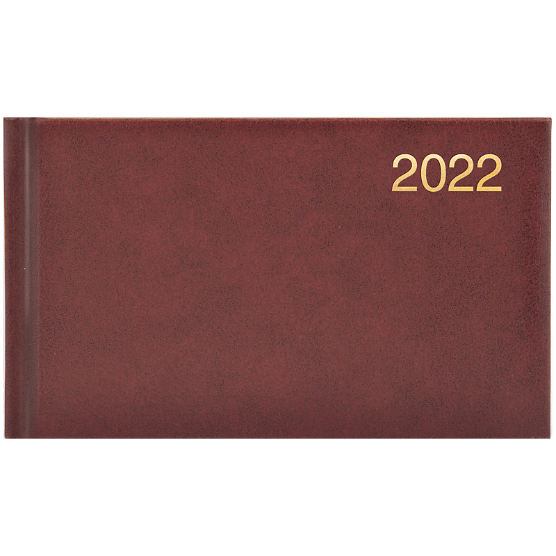 Еженедельник датированный 2022 карманный Miradur, 15,3х8,7см., борд. Brunnen - фото 3