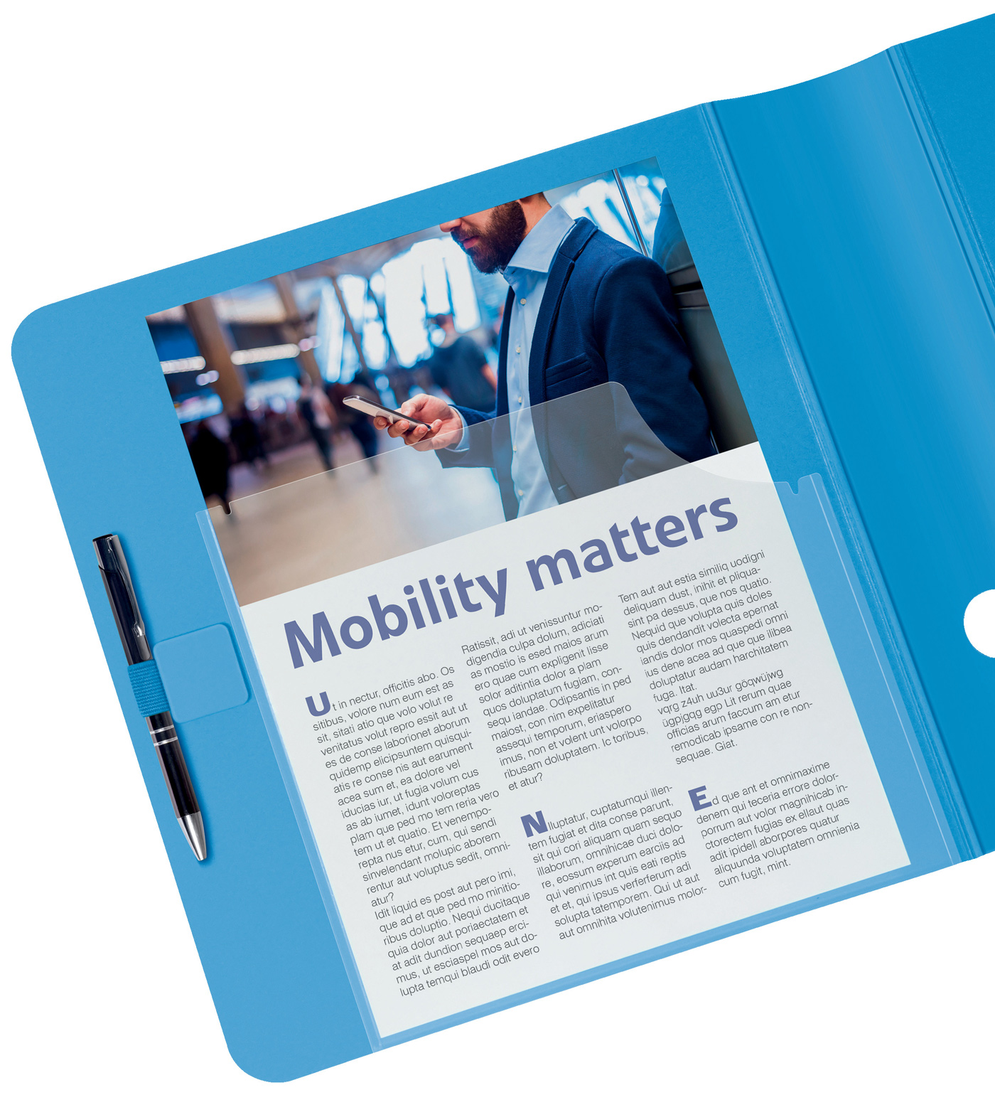 Реєстратор 8.2см. А4 (PP) Active Urban Chic 180°, зелен. LEITZ - фото 3