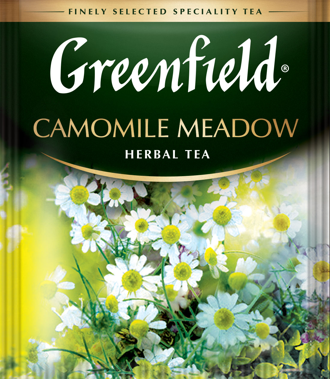 Чай травяний Camomile Meadow, 100пак по 1,5г. термосаше, у пакеті Greenfield - фото 2