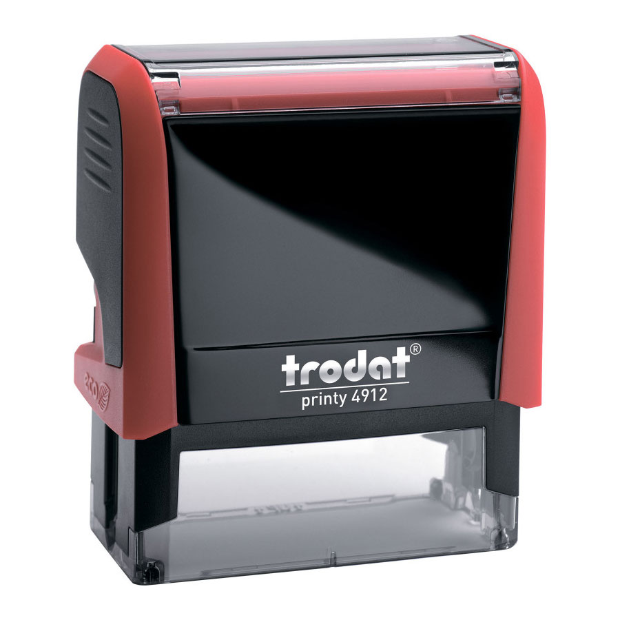 Оснастка для штампа 47х18мм. Эко, пластик. 4912, красн. Trodat - фото 2
