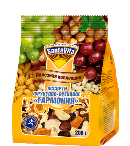 Набор сухофрукты+орехи 