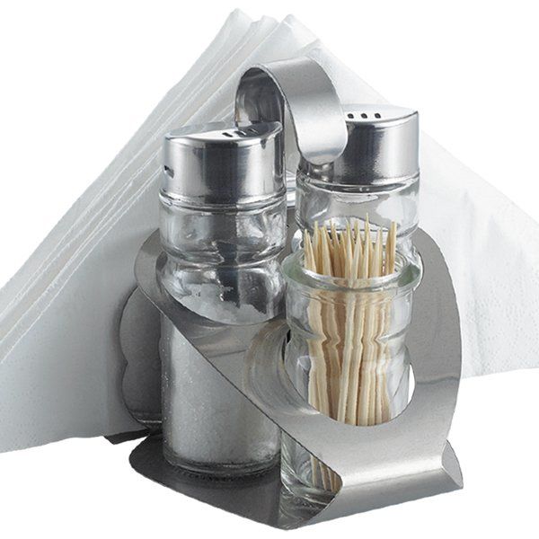 Набір для приправ і серветок на підставці Китай - фото 3