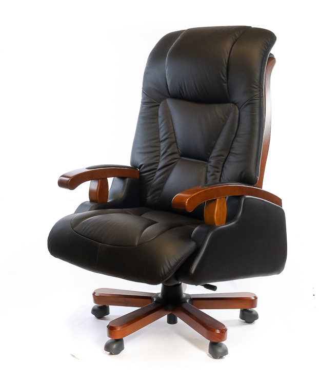 Кресло для руководителя Деваро EX RL, черн. АКЛАС - фото 2