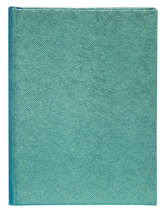 Ежедневник не датированный PERLA, 150*205мм., 144л., бумвинил, линейка, бирюз. BuroMax - фото 2