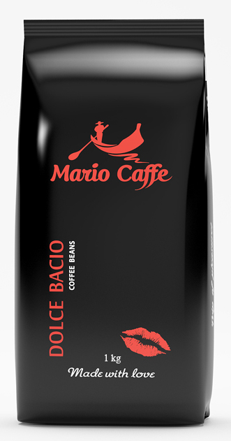 Кофе в зернах Dolce Bacio 1000г., купаж арабика/робуста Mario - фото 1