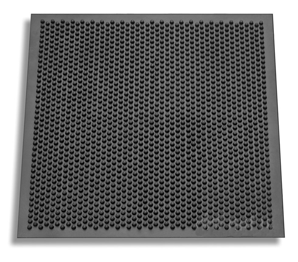 Коврик придверный 50*50см., резиновый, с шипами Китай - фото 1