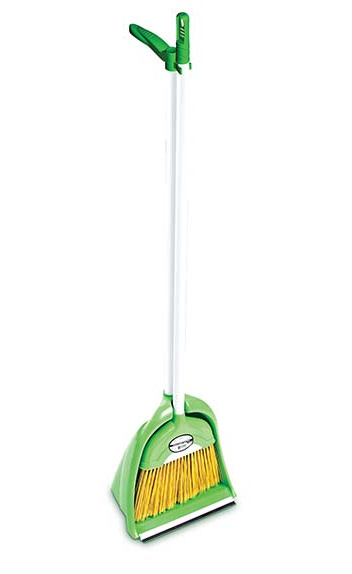 Набор для уборки помещений: щетка с длинной ручкой и совок для мусора, AF202, зелен. Uctem - фото 6