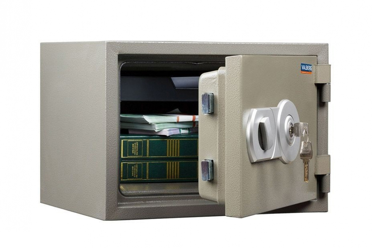 Сейф вогнетривкий (300*405*355), ключовий замок, FRS-30 KL, коричн. Valberg - фото 4