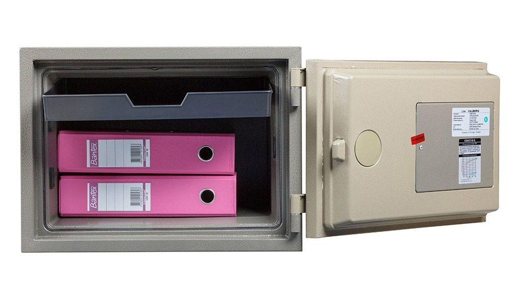 Сейф огнестойкий (360*480*430мм.) ключевой замок, FRS-36 KL, коричн. Valberg - фото 2