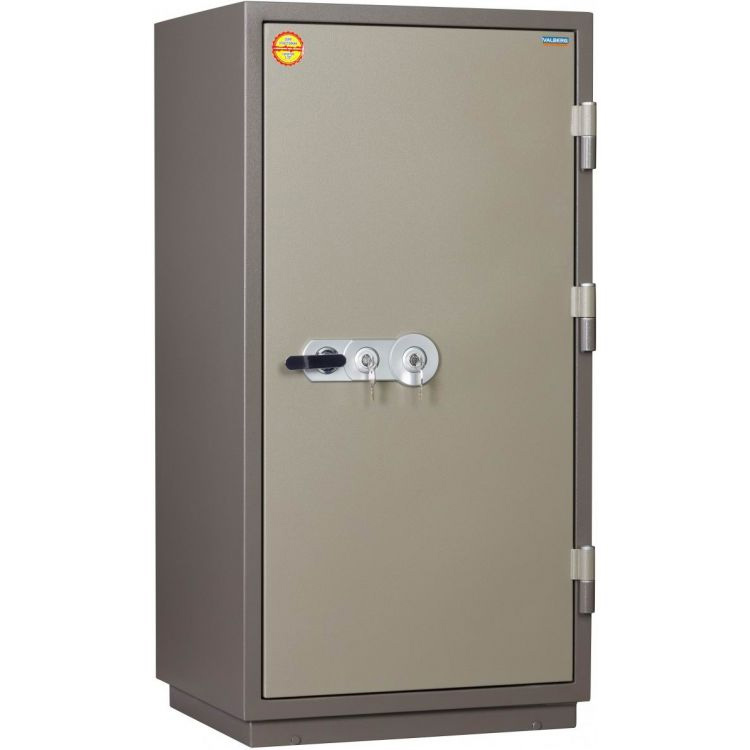 Сейф вогнетривкий (1400*711*581), 2 ключових замка, 2 полиці, касове відділення,  FRS-133 KL, коричн Valberg - фото 2