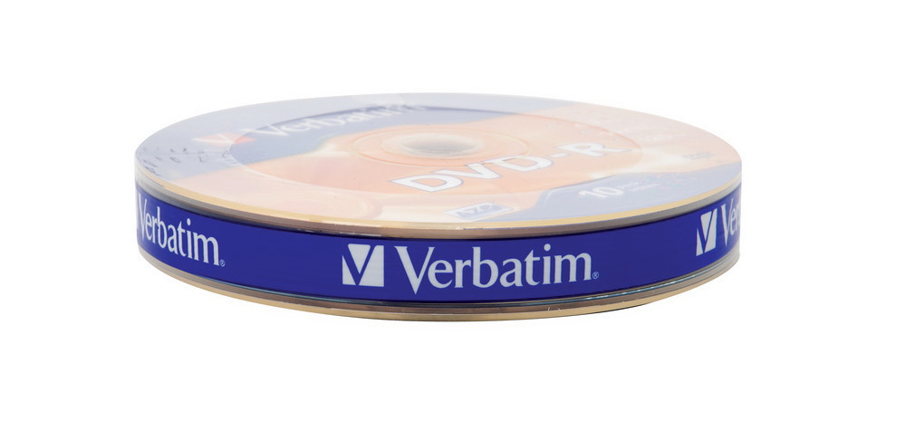 Диск DVD-R 4,7Gb/120min 16x 10шт./уп. Cake Box Verbatim - фото 2