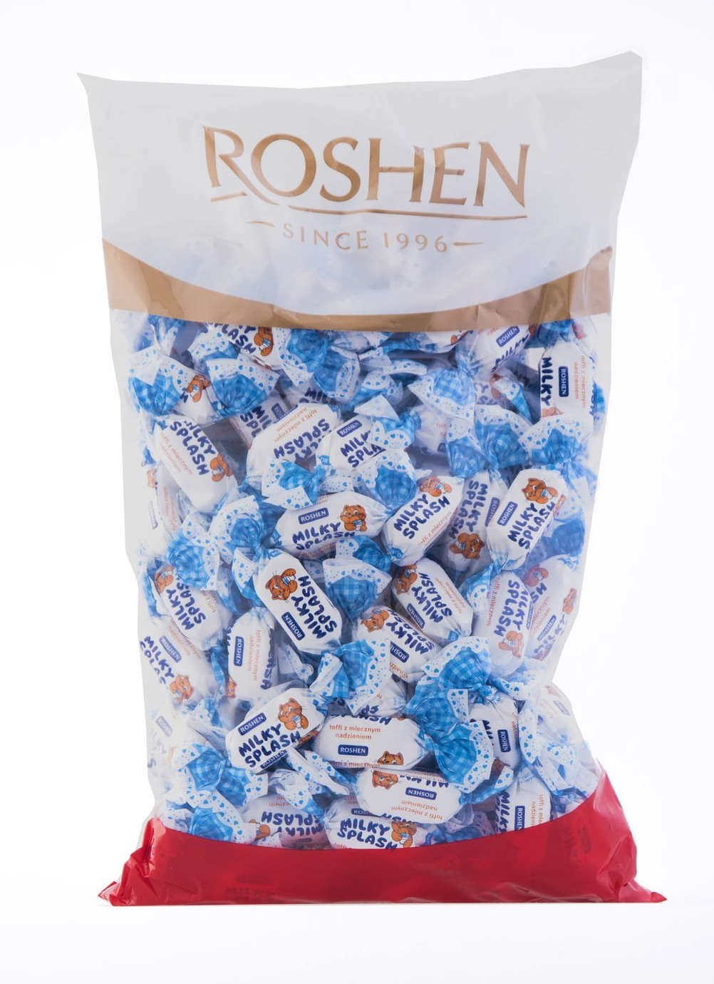 Цукерки Milky Splash з молочною начинкою 1,0кг. Roshen - фото 1