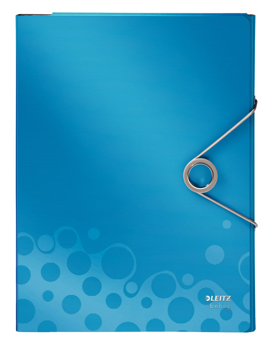 Папка-органайзер на гумках Bebop А4, пластик, син. LEITZ - фото 3