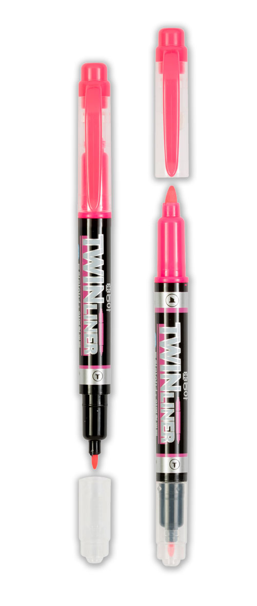 Маркер текстовий 1-5мм., двосторонній, набір 5шт./уп.. Dong-A - фото 2